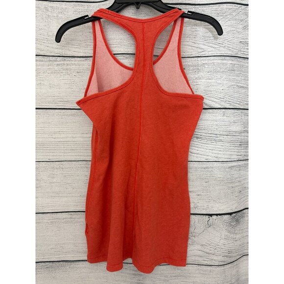 Nike Dri Fit Slim Fit Orange Tank Size M - Picture 2 of 2